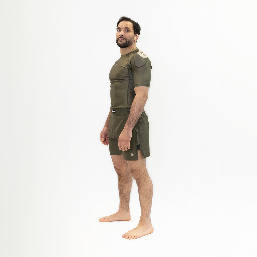 Performance Rashguard - Khaki Green