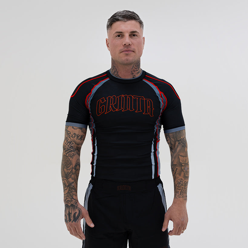 Raptor Rashguard - Black/Red