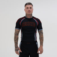Raptor Rashguard - Schwarz/Rot