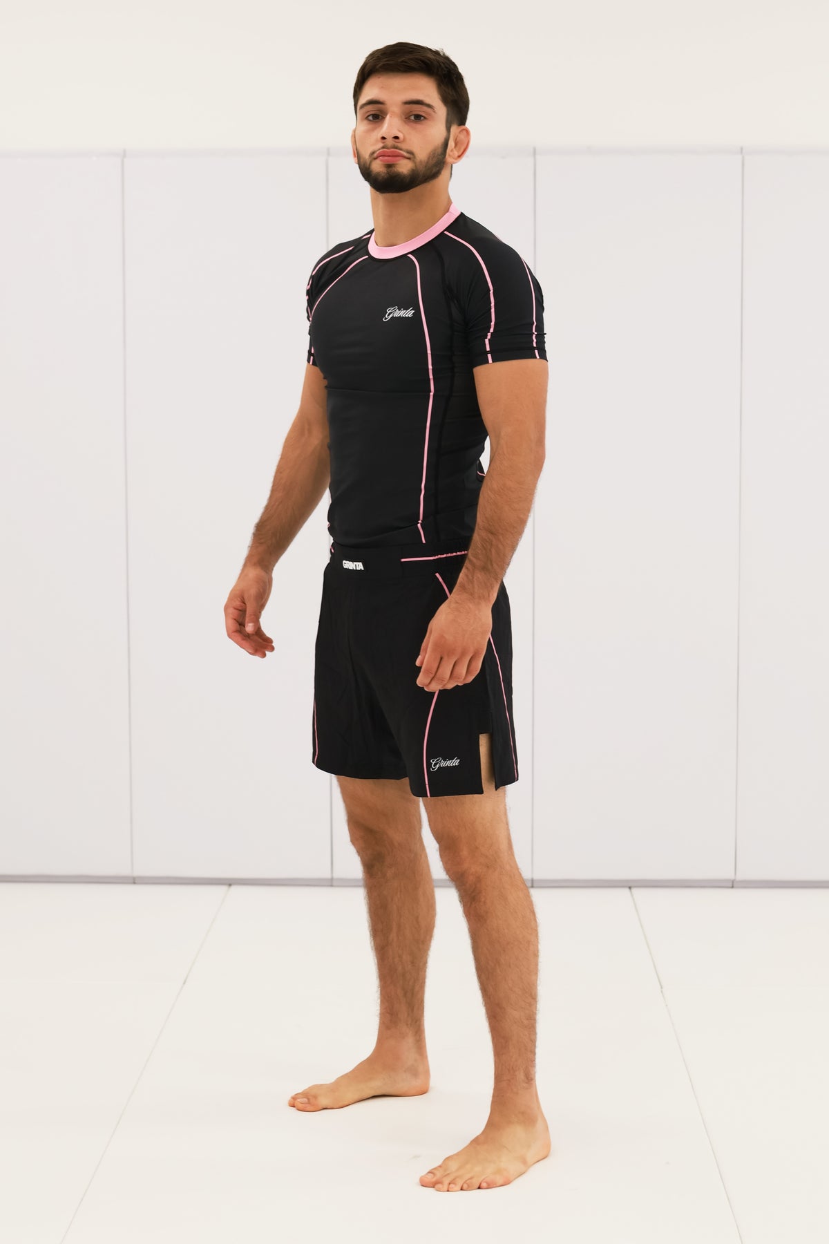 Flow Rashguard - Black/Pink