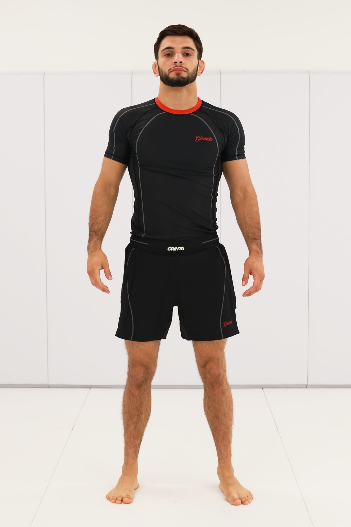 Flow Rashguard - Black/Red