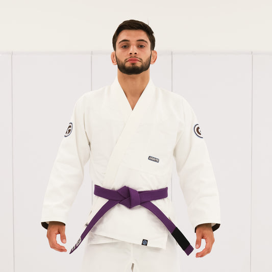 Comp Gi White - Brown/Sky Blue