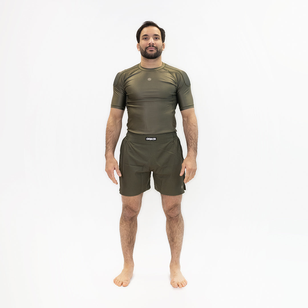 Performance Rashguard - Khaki Green