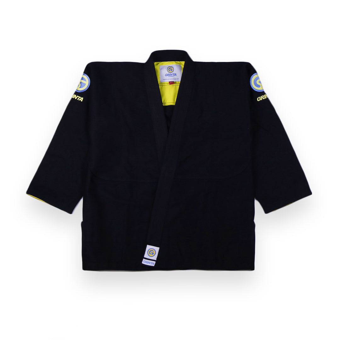 Essential Gi Black With Yellow/Blue