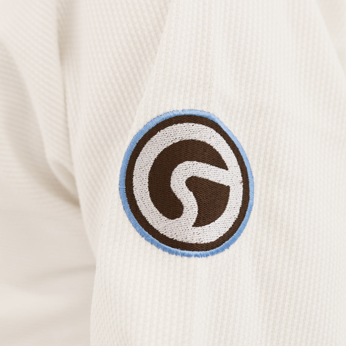 Comp Gi White - Brown/Sky Blue