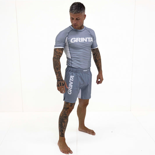 Core Rashguard - Cool Grey/White