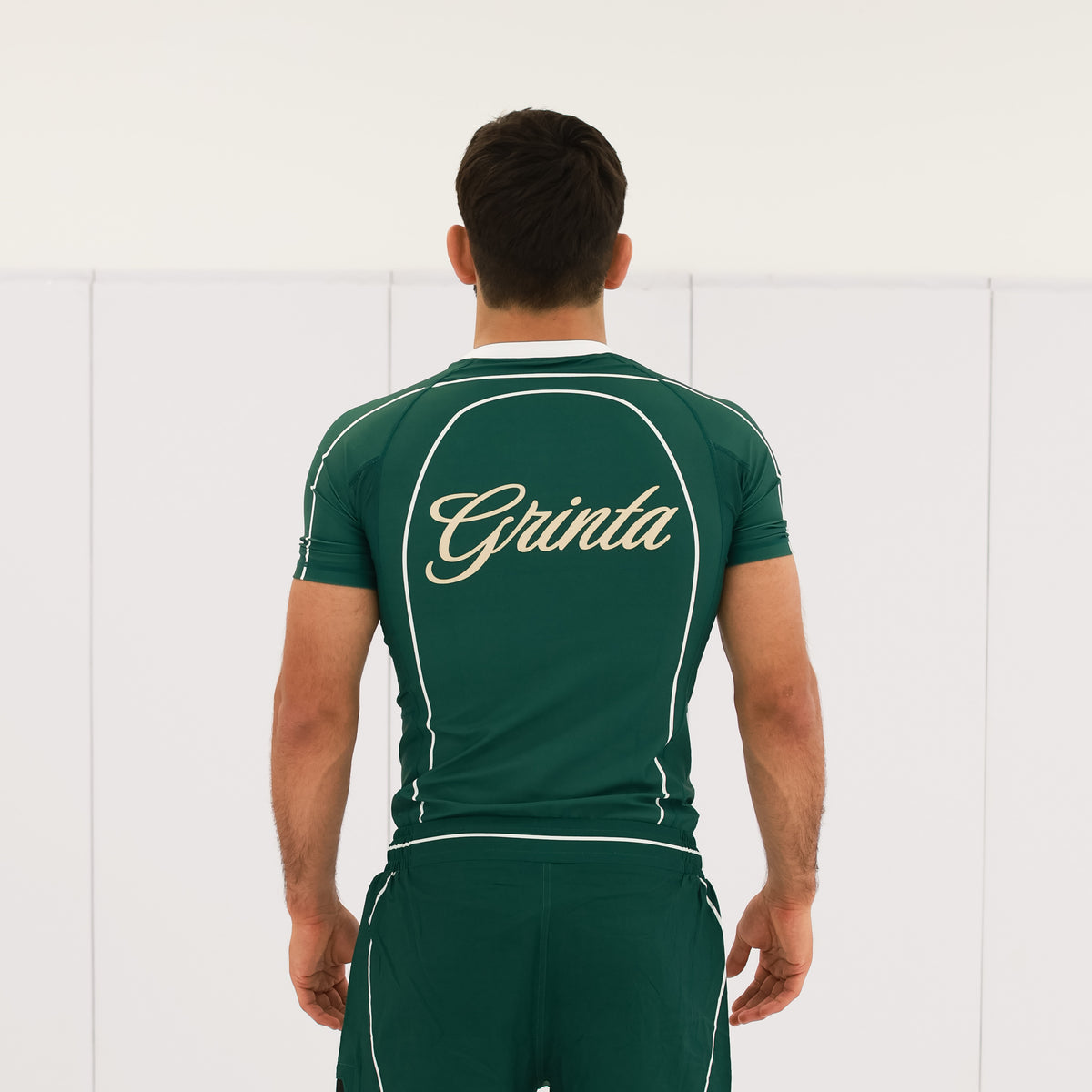 Flow Rashguard - Green/White