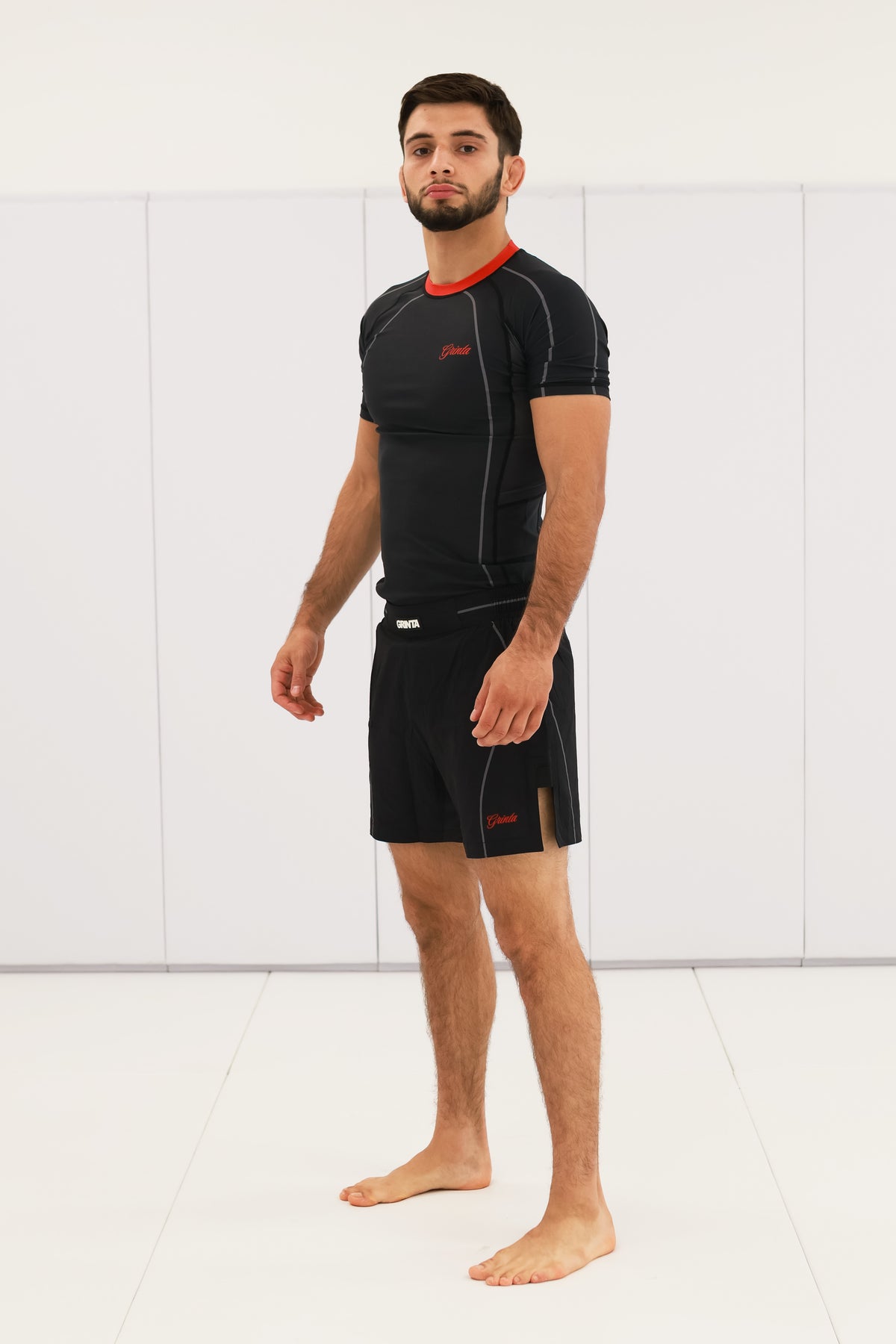 Flow Rashguard - Black/Red