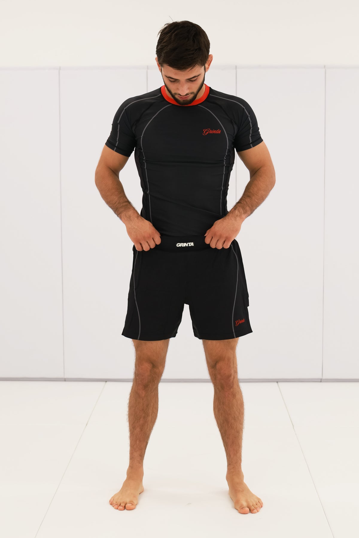 Flow Rashguard - Black/Red