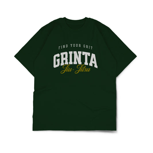Grinta Jiu-Jitsu T-Shirt - Forest Green