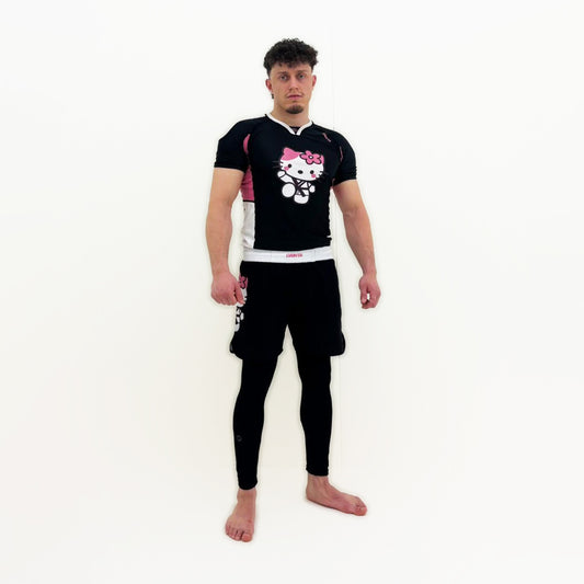 Sweet Grappler Rashguard - Black/Pink