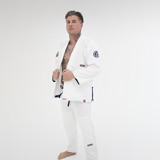 Comp Gi White - Navy