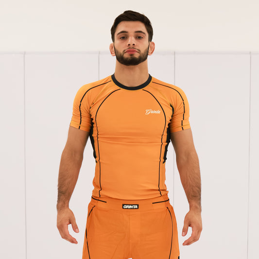 Flow Rashguard - Orange/Black