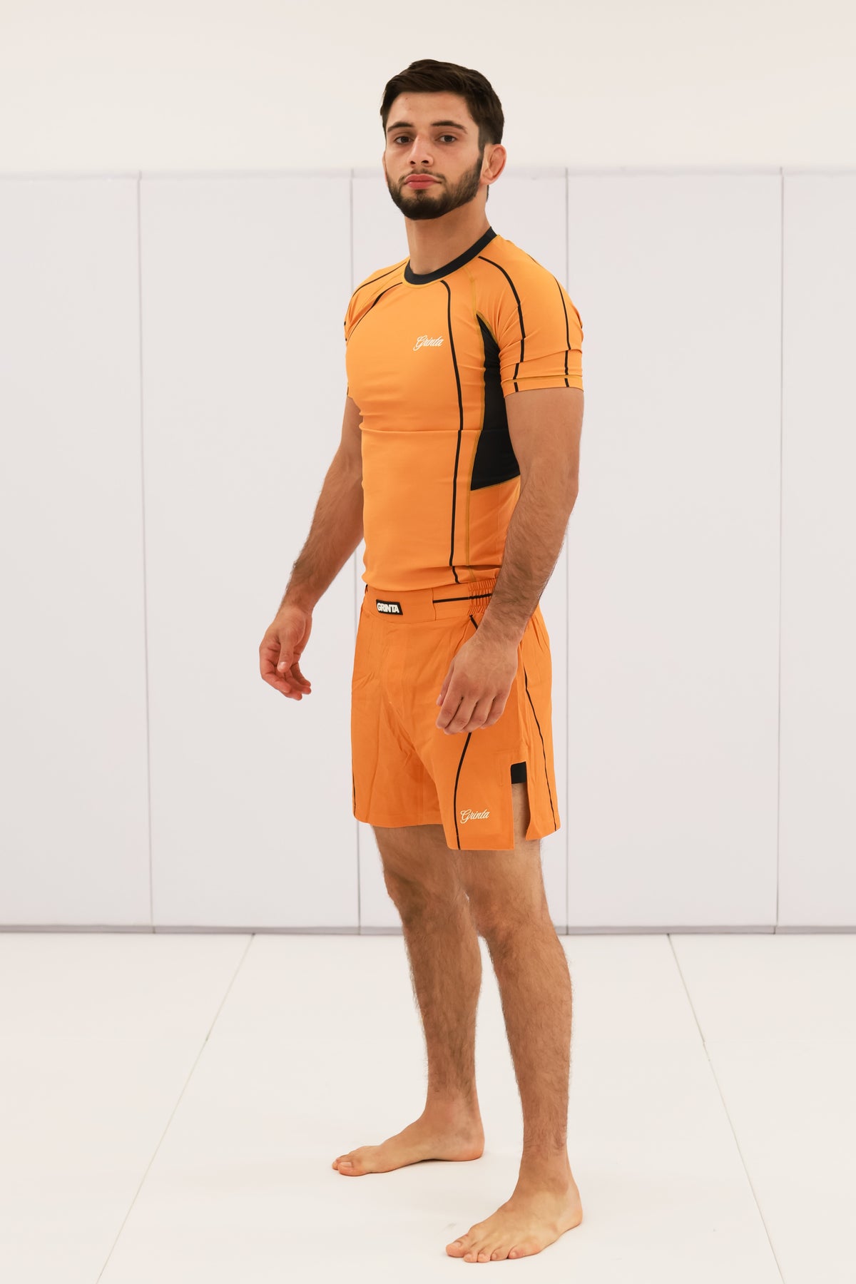 Flow Rashguard - Orange/Black