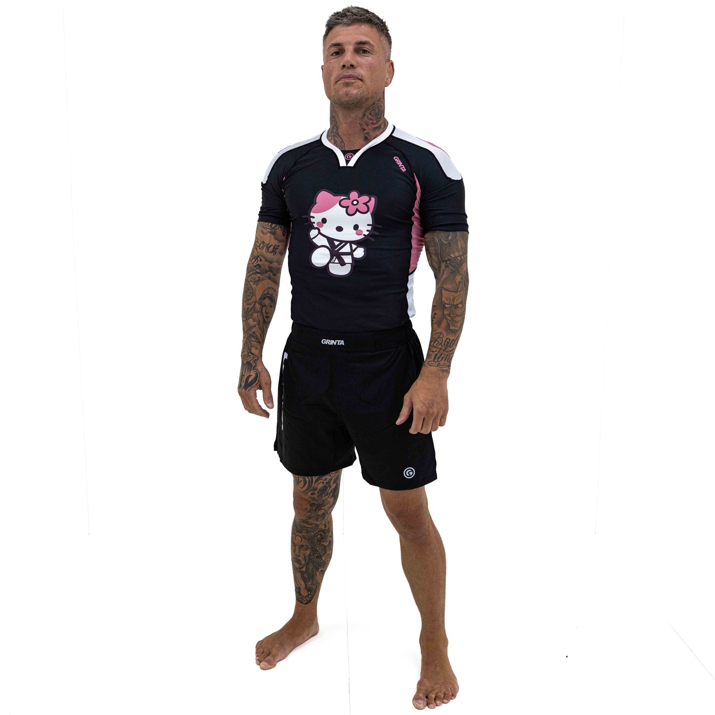 Sweet Grappler Rashguard - Black/Pink