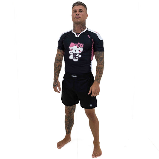Sweet Grappler Rashguard - Black/Pink