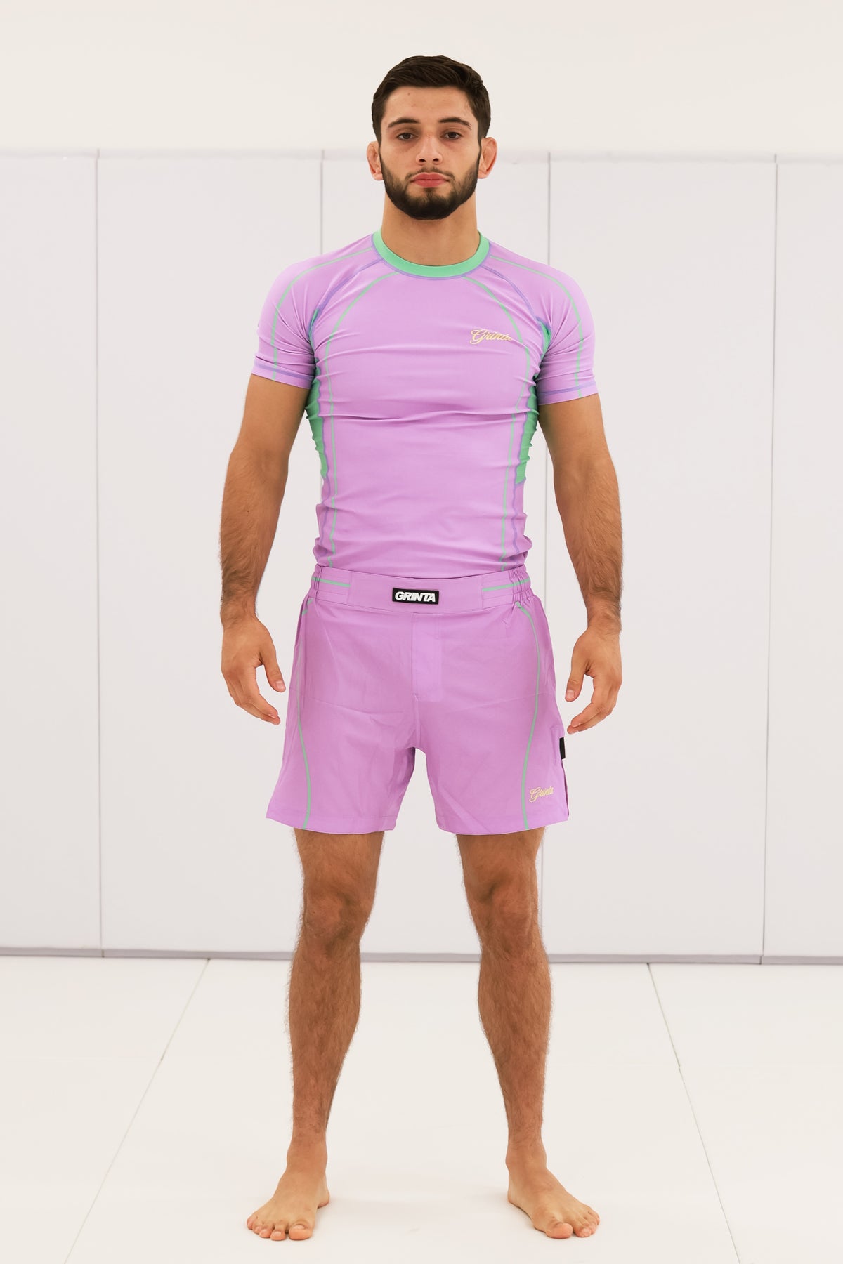 Flow Rashguard - Purple/Mint