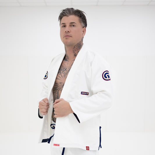 Comp Gi White - Navy