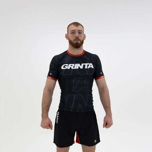 Alphabet Rashguard - Black