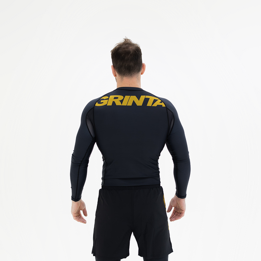 Core Rashguard Long Sleeve V2 - Black/Gold