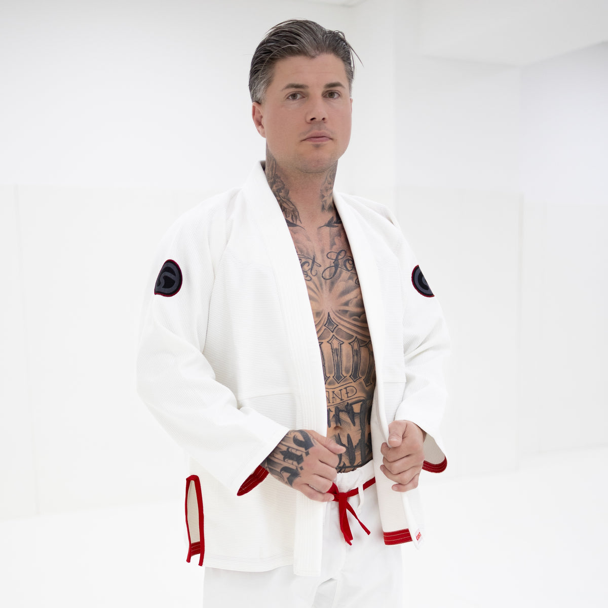 Comp Gi White - Red