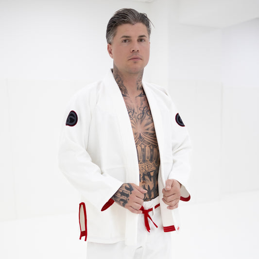 Comp Gi White - Red