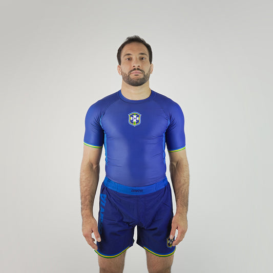 Brasil Rashguard - Blue