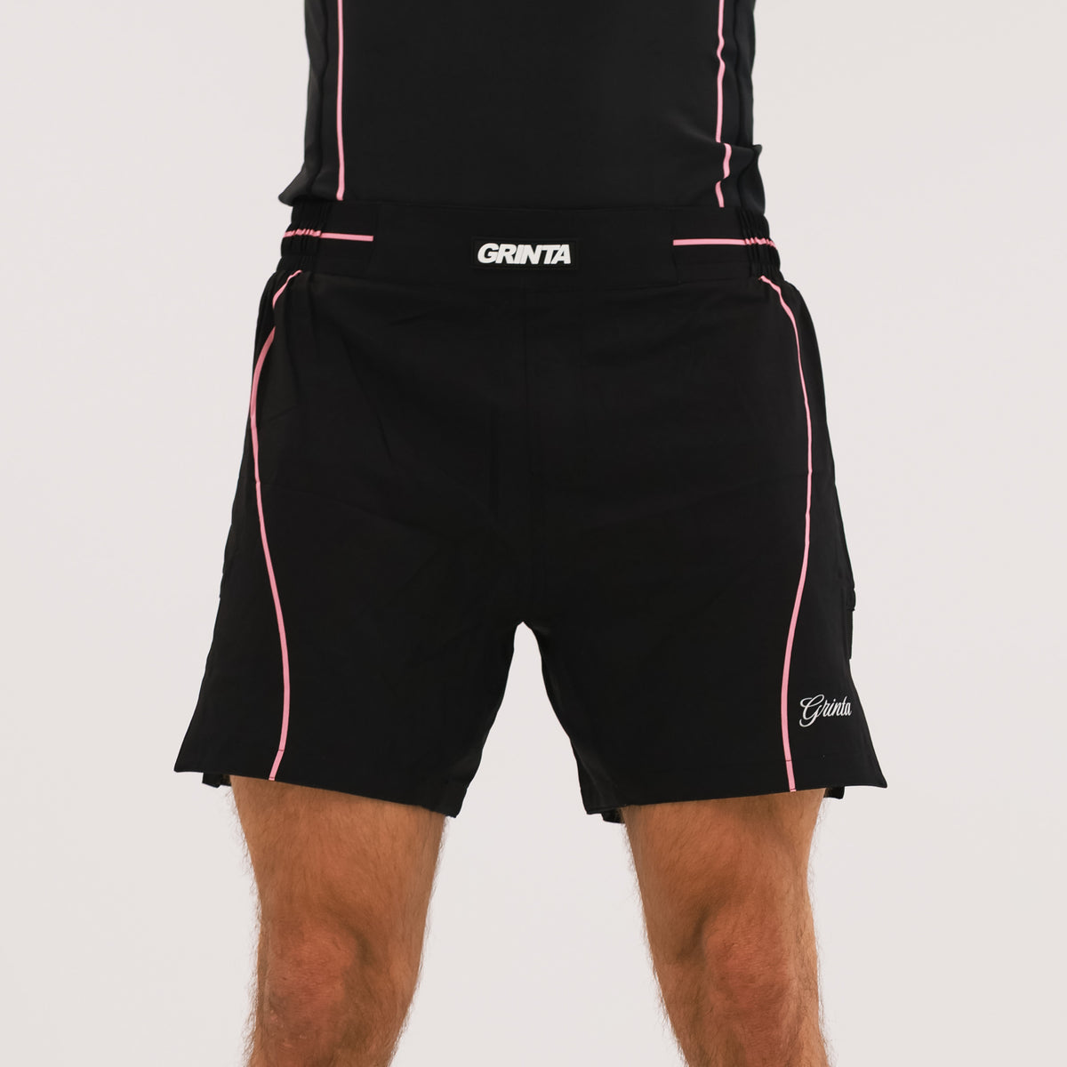 Flow Shorts - Black/Pink