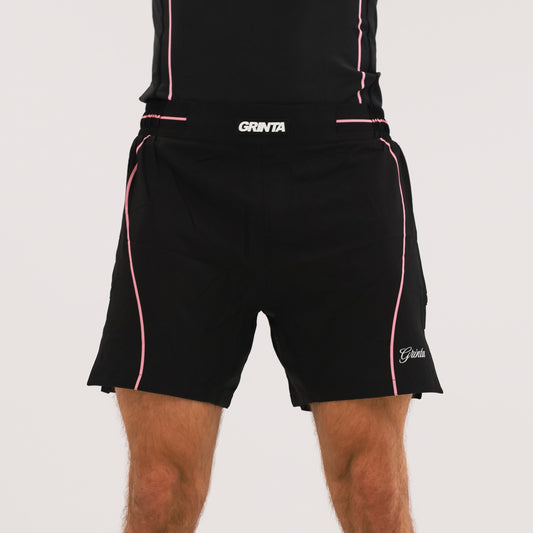 Flow Shorts - Black/Pink