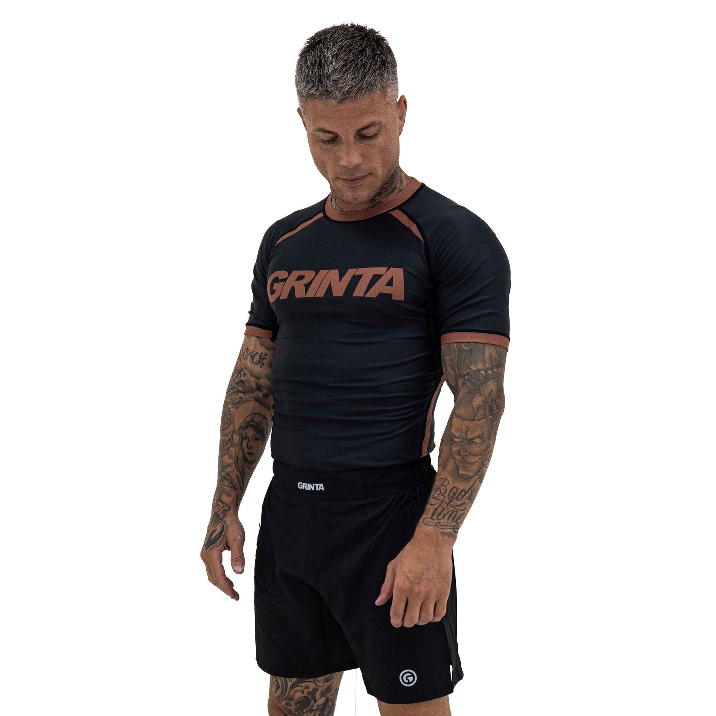 Ranked Rashguard - Brown
