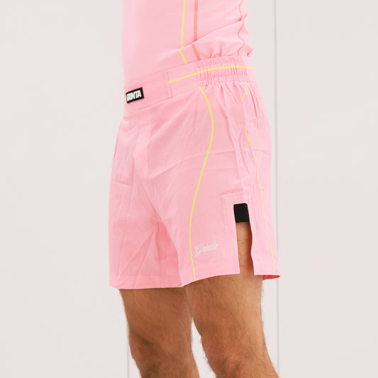 Flow Shorts - Pink/Yellow