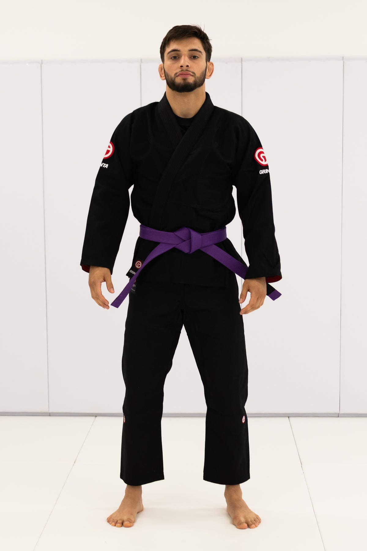 Essential Gi Black With Red/White