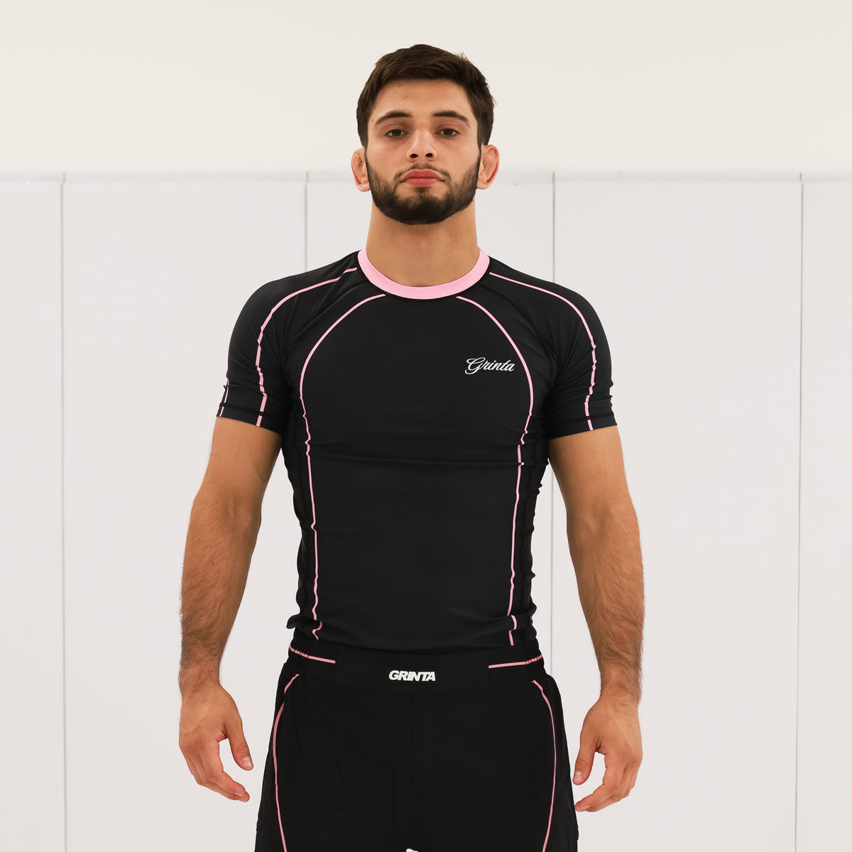 Flow Rashguard - Black/Pink