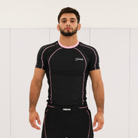 Flow Rashguard - Black/Pink