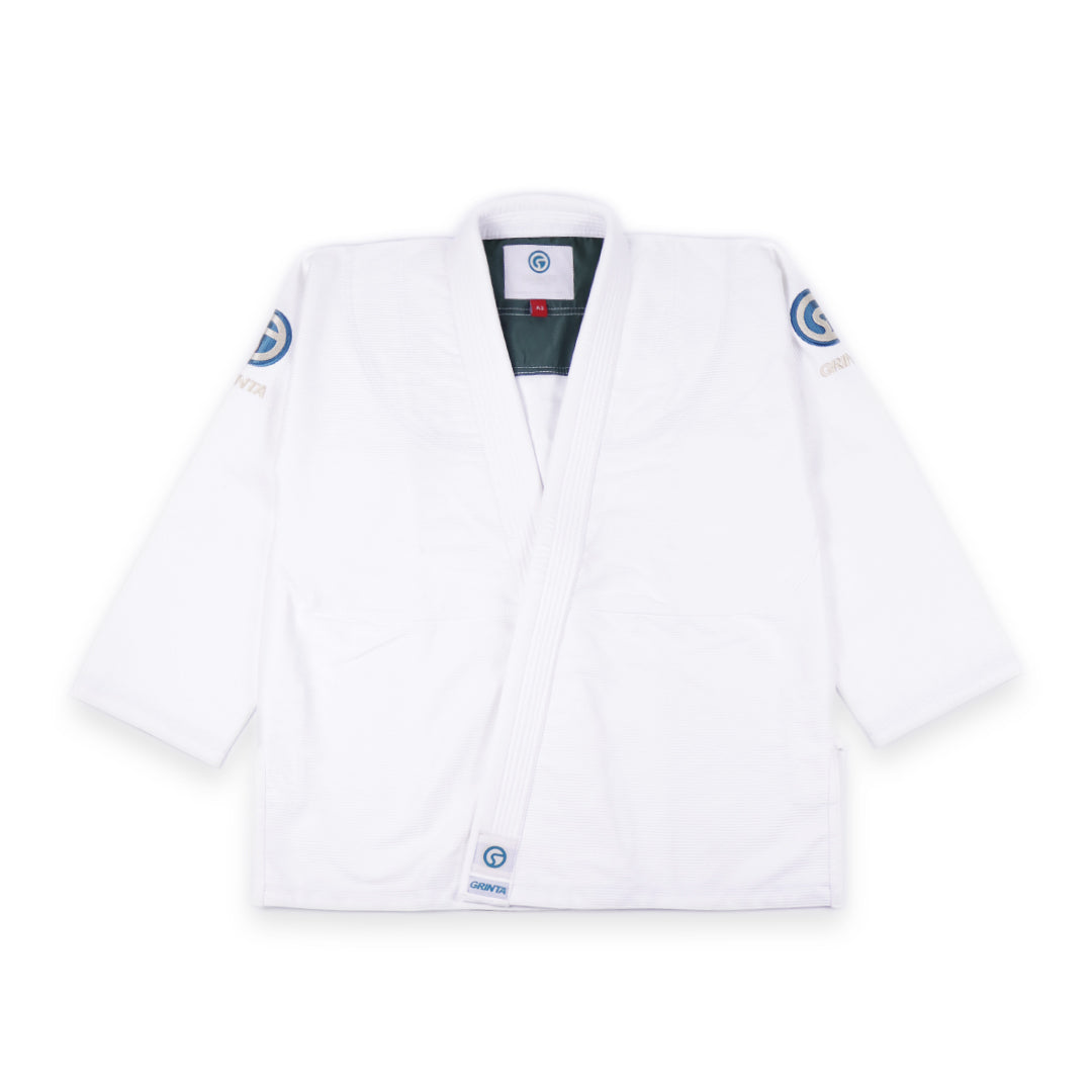 Essential Gi White With Green/Creme