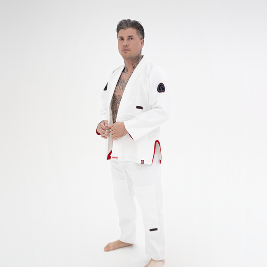 Comp Gi White - Red