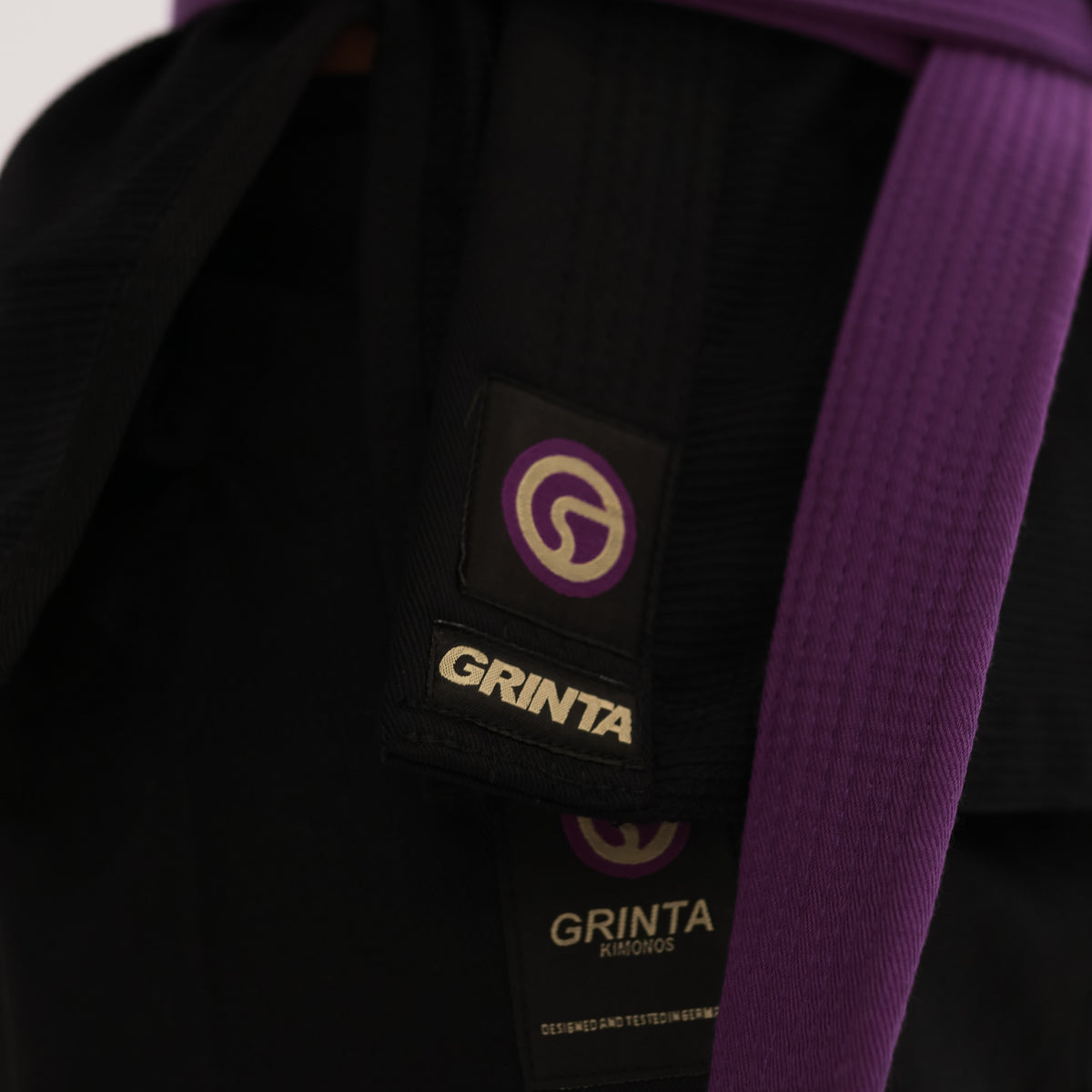 Essential Gi White With Deep Purple/Sand