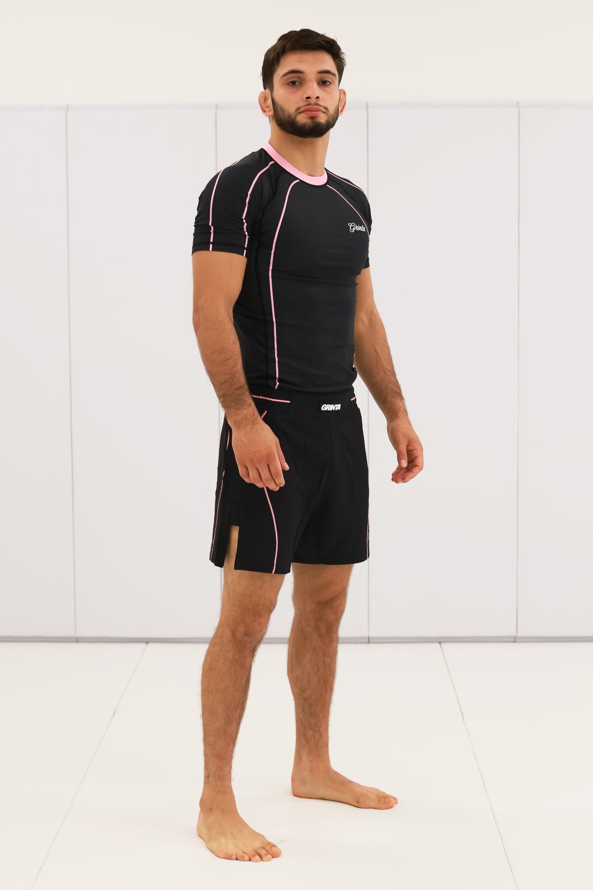 Flow Rashguard - Black/Pink