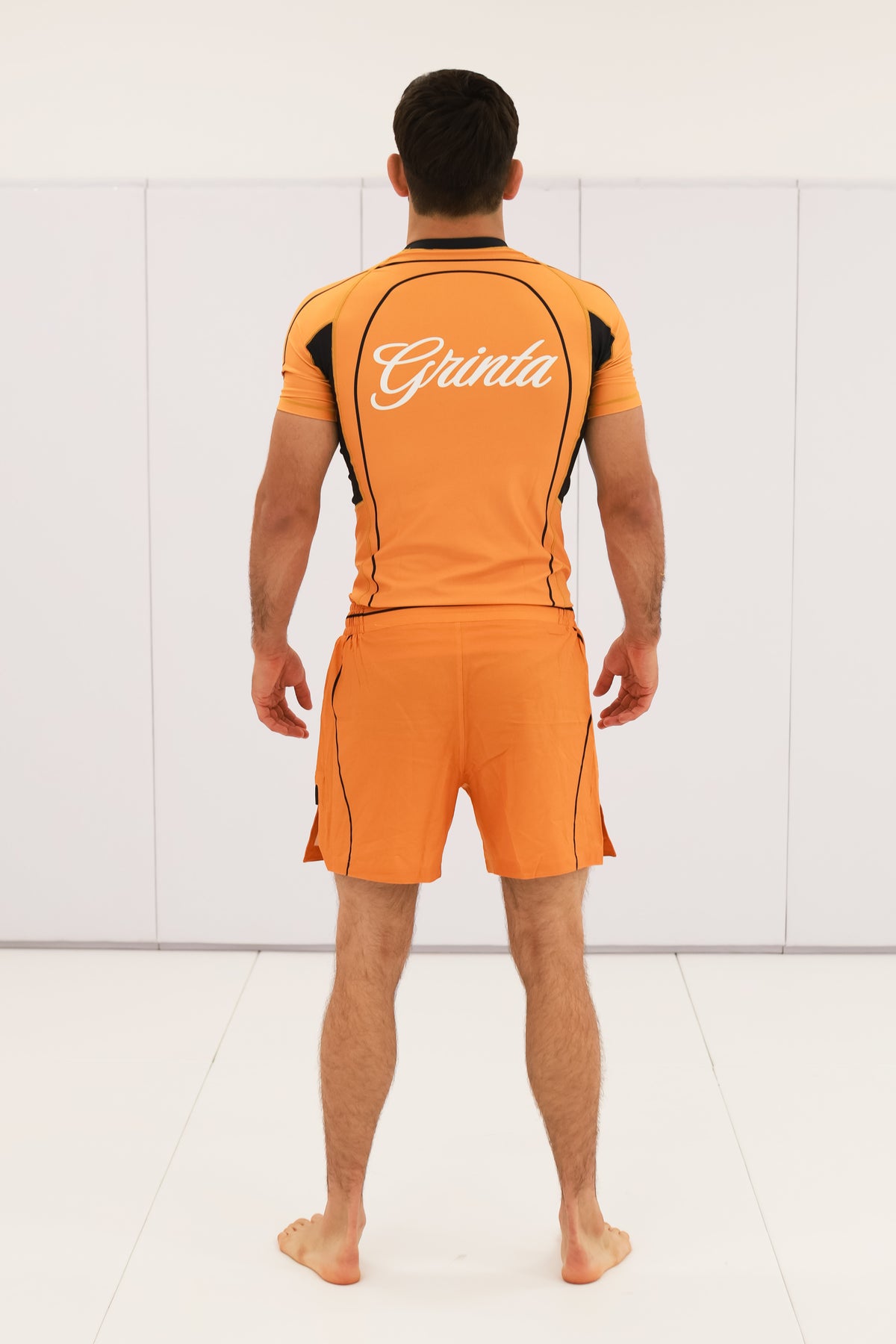 Flow Rashguard - Orange/Black
