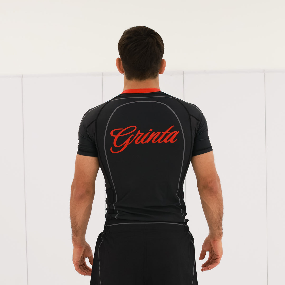 Flow Rashguard - Black/Red