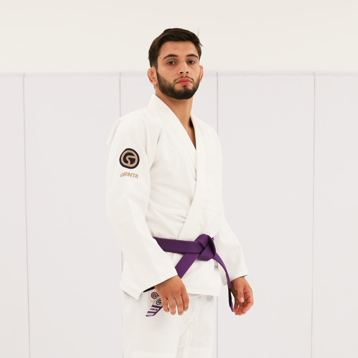 Essential Gi Black With Deep Purple/Sand