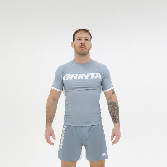 Core Rashguard - Cool Grey/White