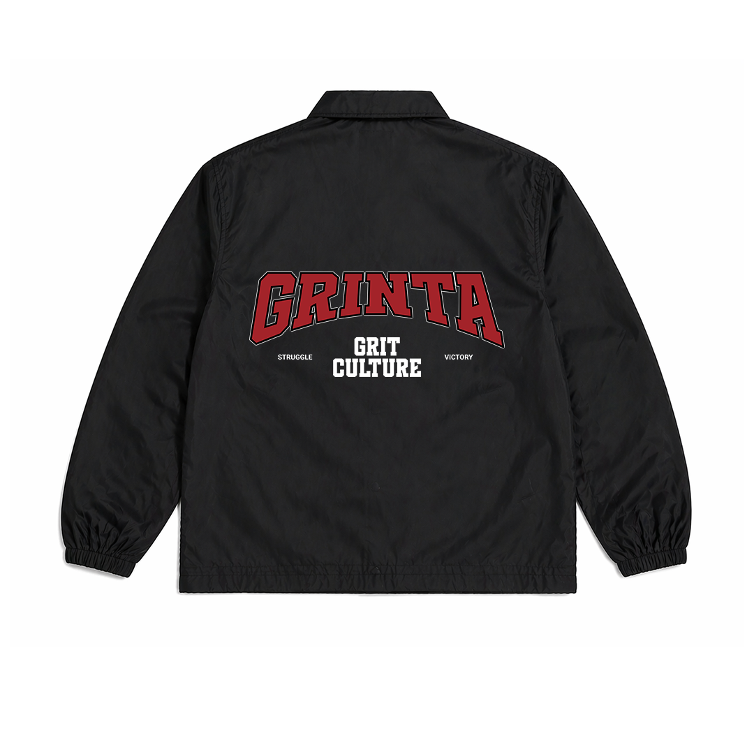 Grinta Coach Jacket - Black